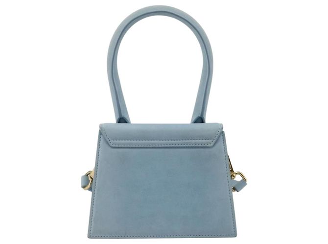 Borsa JACQUEMUS in scamosciato 2way Azzurro chiaro Oro Auth 188870M D'oro Blu chiaro - vista 2