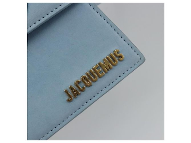 Borsa JACQUEMUS in scamosciato 2way Azzurro chiaro Oro Auth 188870M D'oro Blu chiaro - vista 20