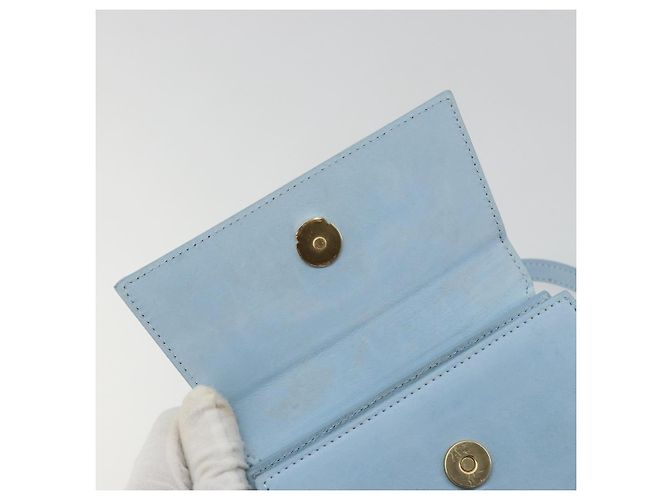 Borsa JACQUEMUS in scamosciato 2way Azzurro chiaro Oro Auth 188870M D'oro Blu chiaro - vista 21