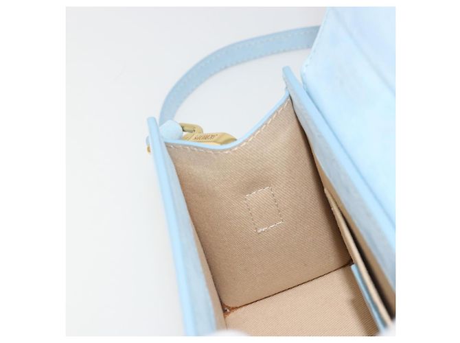 Borsa JACQUEMUS in scamosciato 2way Azzurro chiaro Oro Auth 188870M D'oro Blu chiaro - vista 23