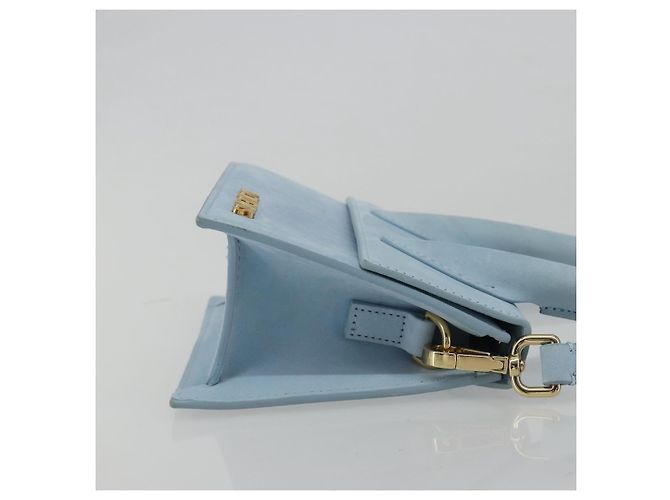 Borsa JACQUEMUS in scamosciato 2way Azzurro chiaro Oro Auth 188870M D'oro Blu chiaro - vista 3