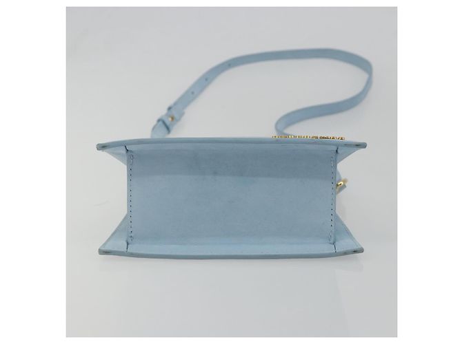 Borsa JACQUEMUS in scamosciato 2way Azzurro chiaro Oro Auth 188870M D'oro Blu chiaro - vista 5