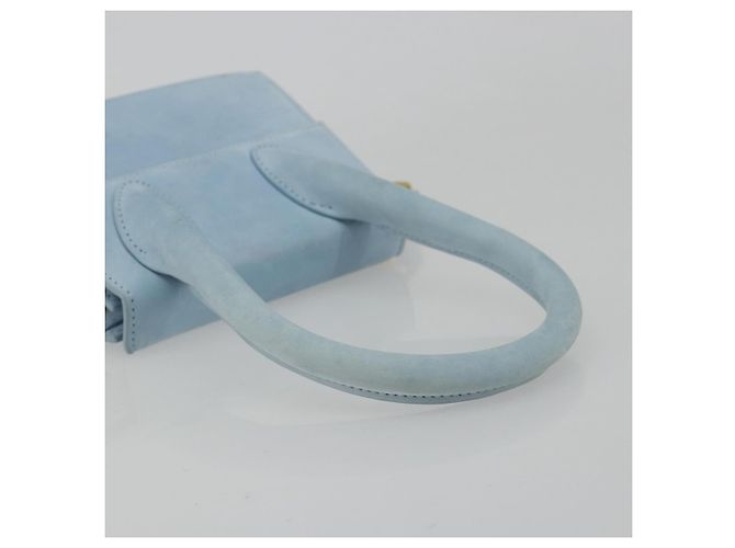 Borsa JACQUEMUS in scamosciato 2way Azzurro chiaro Oro Auth 188870M D'oro Blu chiaro - vista 7