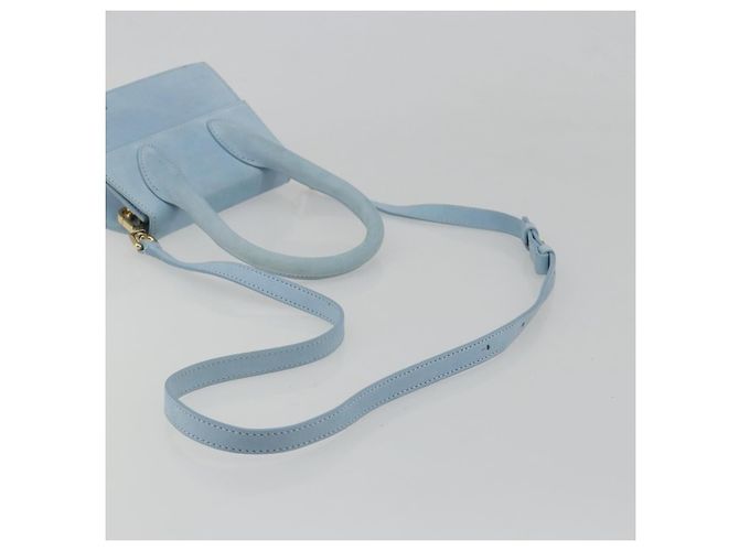 Borsa JACQUEMUS in scamosciato 2way Azzurro chiaro Oro Auth 188870M D'oro Blu chiaro - vista 8