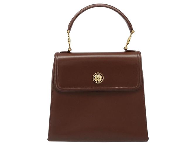 Borsa VERSACE in pelle marrone e oro Auth BA13612A D'oro - vista 13