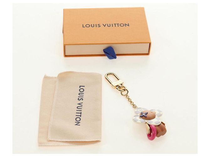 LOUIS VUITTON Damier Azur Vivienne By The Pool Charm M01168 LV Auth 187598SAM - vista 12