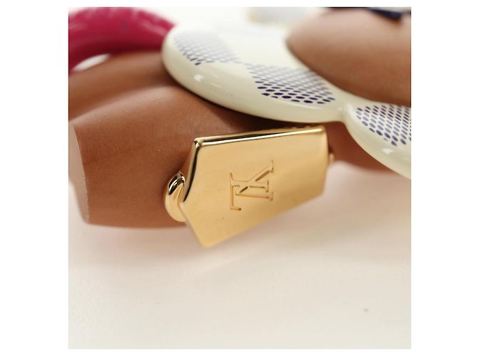 LOUIS VUITTON Damier Azur Vivienne By The Pool Charm M01168 LV Auth 187598SAM - vista 15