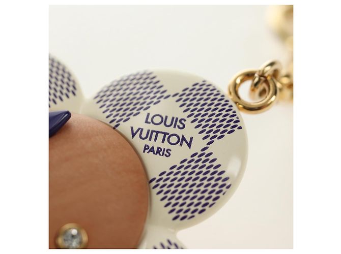 LOUIS VUITTON Damier Azur Vivienne By The Pool Charm M01168 LV Auth 187598SAM - vista 17