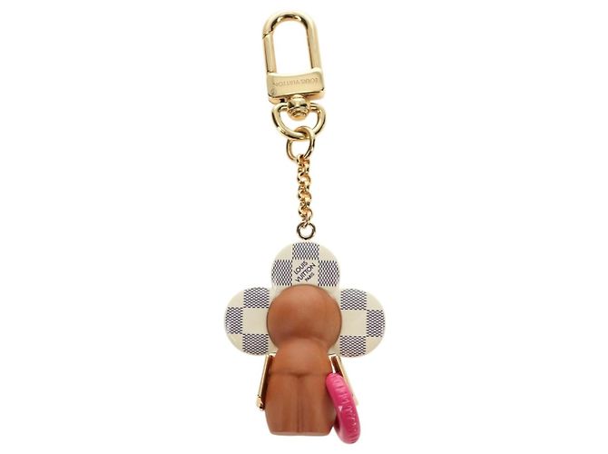 LOUIS VUITTON Damier Azur Vivienne By The Pool Charm M01168 LV Auth 187598SAM - vista 4