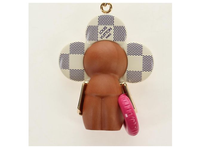 LOUIS VUITTON Damier Azur Vivienne By The Pool Charm M01168 LV Auth 187598SAM - vista 5