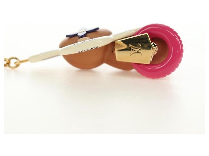 LOUIS VUITTON Damier Azur Vivienne By The Pool Charm M01168 LV Auth 187598SAM - vista 7