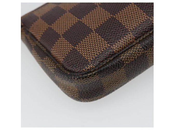 LOUIS VUITTON Damier Ebene T&B Mini Pochette Accessoires N58011 LV Auth 187163A - vista 18