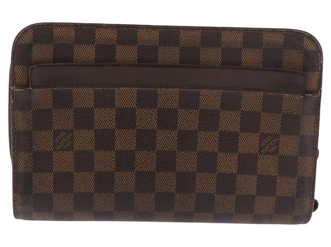 LOUIS VUITTON Clutch Saint Louis Damier Ebene N51993 LV Auth 184411 - vista 13