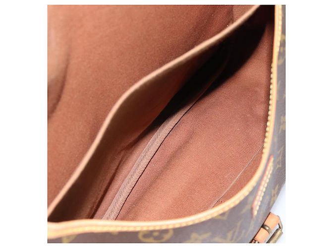 LOUIS VUITTON Borsa a Spalla Monogram Saumur 35 M42254 LV Auth ka4885 Monogramma - vista 11