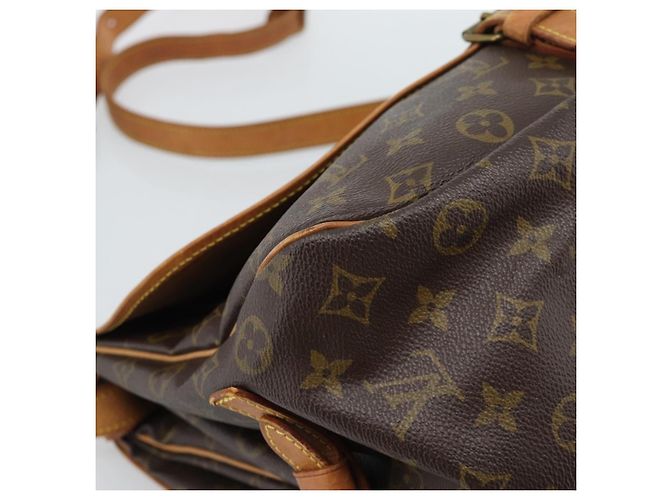 LOUIS VUITTON Borsa a Spalla Monogram Saumur 35 M42254 LV Auth ka4885 Monogramma - vista 15