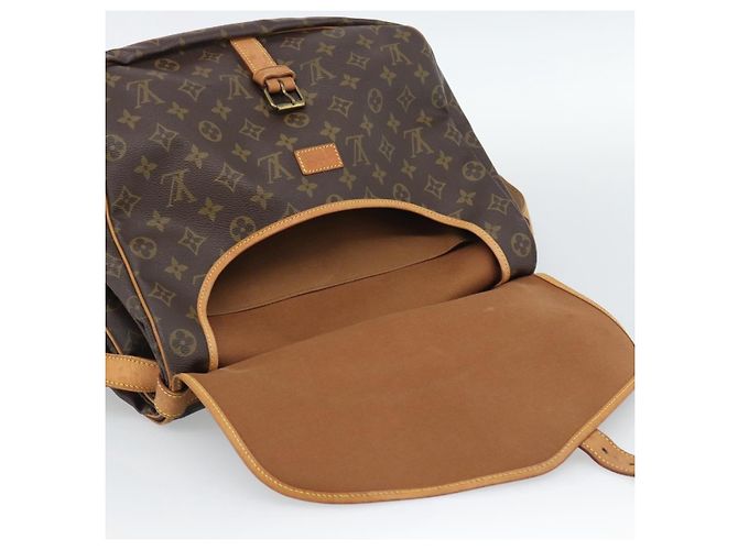 LOUIS VUITTON Borsa a Spalla Monogram Saumur 35 M42254 LV Auth ka4885 Monogramma - vista 20