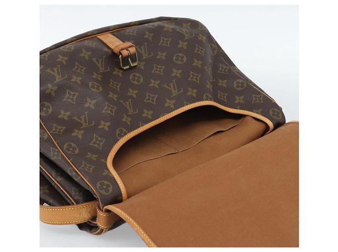LOUIS VUITTON Borsa a Spalla Monogram Saumur 35 M42254 LV Auth ka4885 Monogramma - vista 24