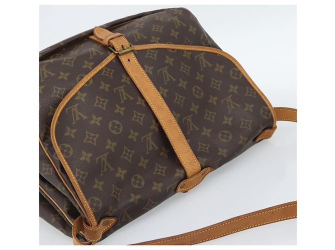 LOUIS VUITTON Borsa a Spalla Monogram Saumur 35 M42254 LV Auth ka4885 Monogramma - vista 6