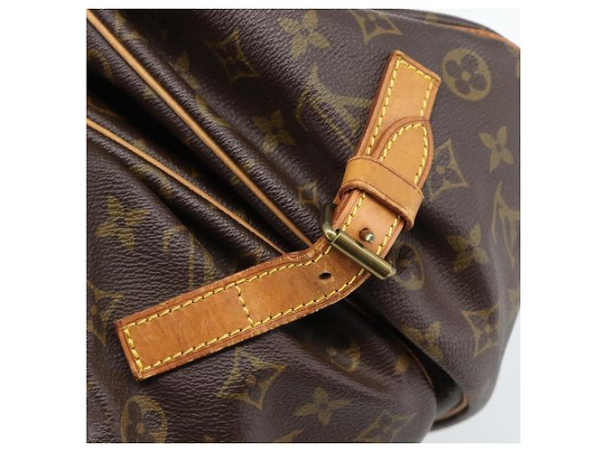 LOUIS VUITTON Borsa a Spalla Monogram Saumur 35 M42254 LV Auth ka4885 Monogramma - vista 9