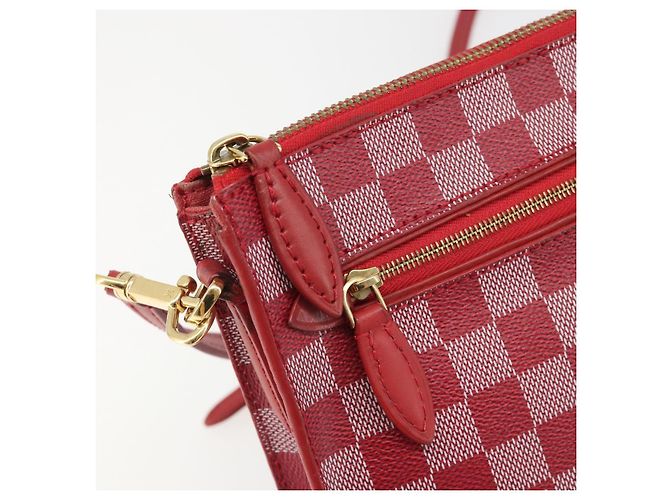 LOUIS VUITTON Damier Color Module Clutch Bag Carmine N41306 LV Auth 188716 - vista 10