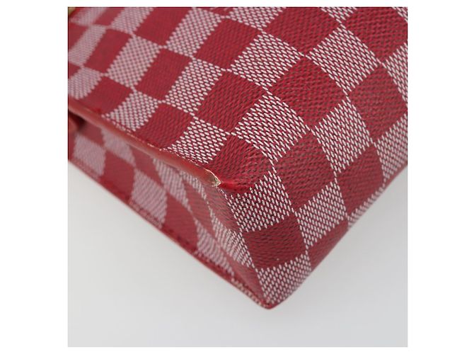 LOUIS VUITTON Damier Color Module Clutch Bag Carmine N41306 LV Auth 188716 - vista 14