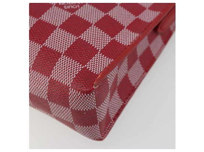 LOUIS VUITTON Damier Color Module Clutch Bag Carmine N41306 LV Auth 188716 - vista 15
