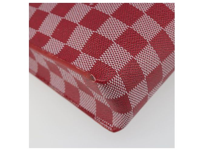 LOUIS VUITTON Damier Color Module Clutch Bag Carmine N41306 LV Auth 188716 - vista 16