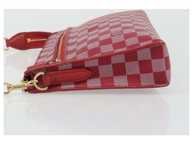 LOUIS VUITTON Damier Color Module Clutch Bag Carmine N41306 LV Auth 188716 - vista 4