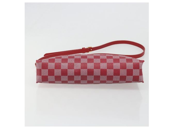 LOUIS VUITTON Damier Color Module Clutch Bag Carmine N41306 LV Auth 188716 - vista 5