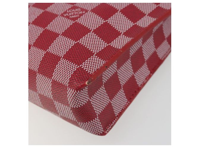 LOUIS VUITTON Damier Color Module Clutch Bag Carmine N41306 LV Auth 188716 - vista 9