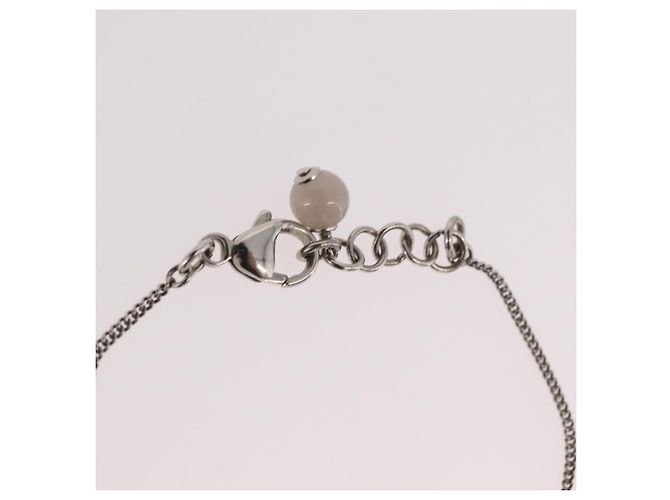 Bracciale CHANEL Metallo Argento CC Auth BA13638M - vista 11