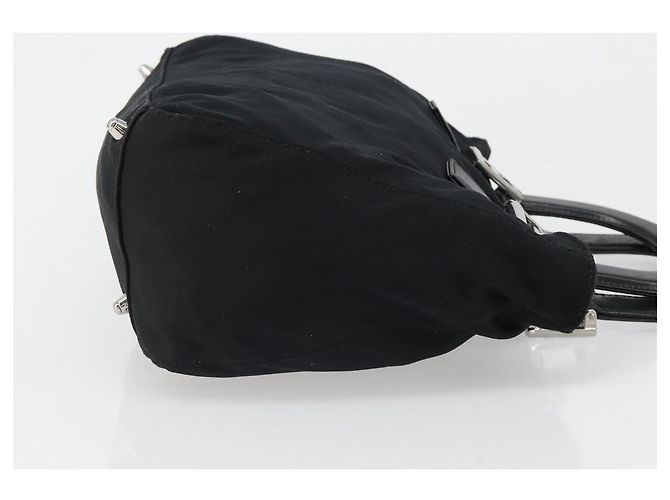 Borsa FENDI in jersey di cotone nero e argento Auth hk3809 - vista 3