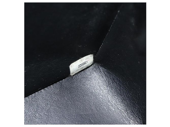 CHANEL Big Matelasse30 Chain Shoulder Bag Leather Black Gold CC Auth 188911V Nero D'oro - vista 12