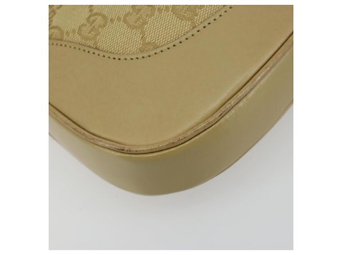Borsa a tracolla GUCCI GG Canvas Jackie Sherry Line Beige Argento 00963 Auth 188900V - vista 15