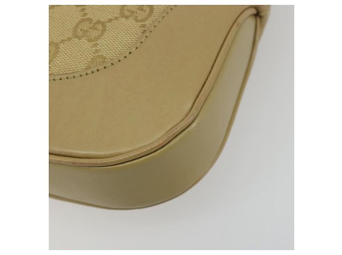 Borsa a tracolla GUCCI GG Canvas Jackie Sherry Line Beige Argento 00963 Auth 188900V - vista 8