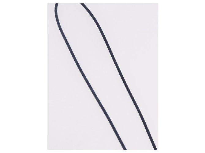 LOUIS VUITTON Metallanhänger On the Go Halskette Emaille M63648 Auth 189230V Marineblau - Ansicht 6