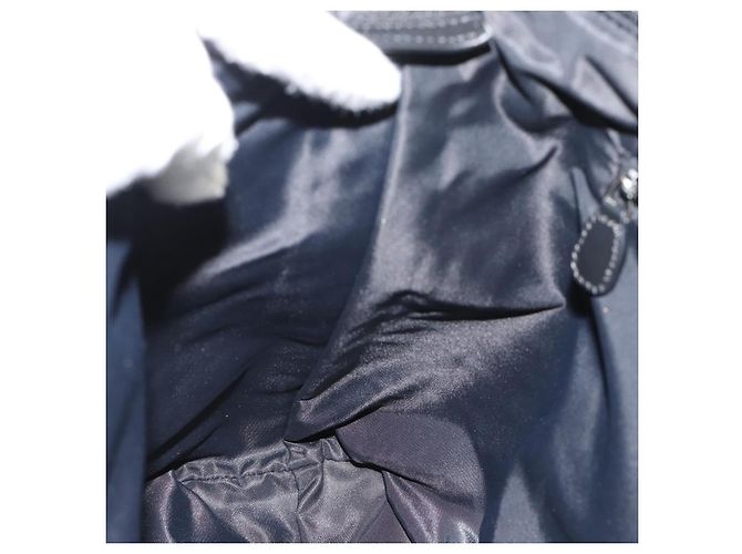 Borsa a tracolla Christian Dior Trotter in tela nero argento Auth 188011V - vista 19