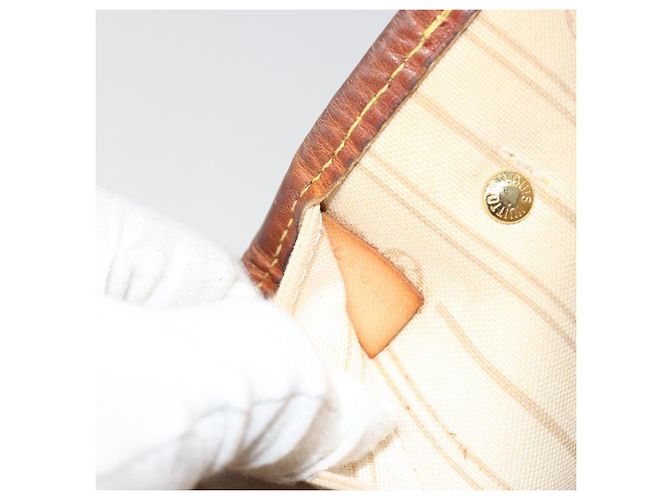 LOUIS VUITTON Borsa Tote Neverfull PM Damier Azur N41362 LV Auth 188715 - vista 12