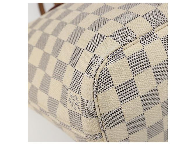 LOUIS VUITTON Borsa Tote Neverfull PM Damier Azur N41362 LV Auth 188715 - vista 15