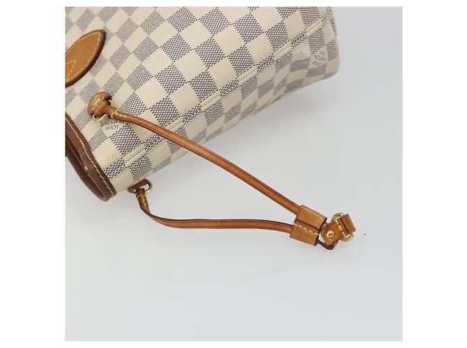 LOUIS VUITTON Borsa Tote Neverfull PM Damier Azur N41362 LV Auth 188715 - vista 18