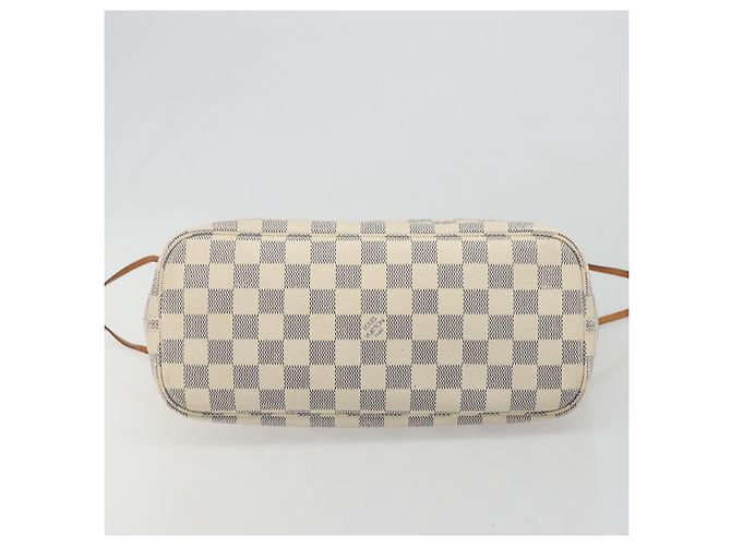LOUIS VUITTON Borsa Tote Neverfull PM Damier Azur N41362 LV Auth 188715 - vista 5