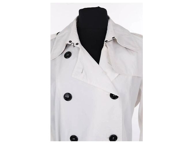 Burberry Gabardina blanca Blanco - vista 2