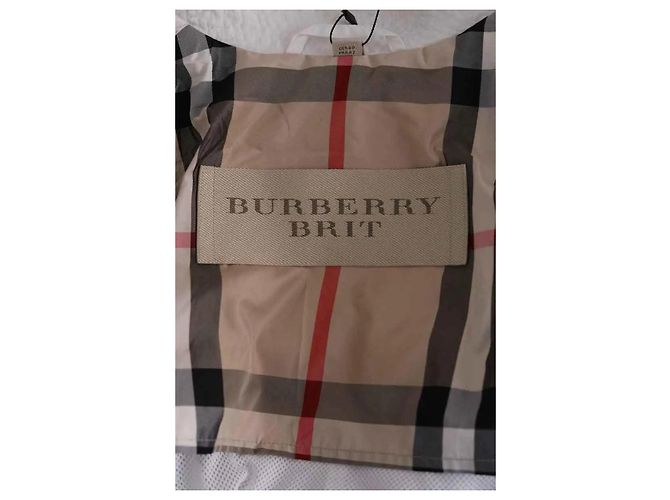 Burberry Gabardina blanca Blanco - vista 5