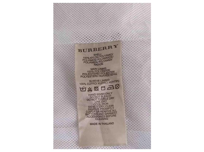 Burberry Gabardina blanca Blanco - vista 6