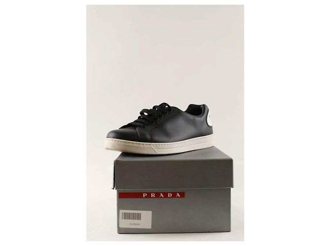 Prada Sneakers basse nere Nero - vista 7