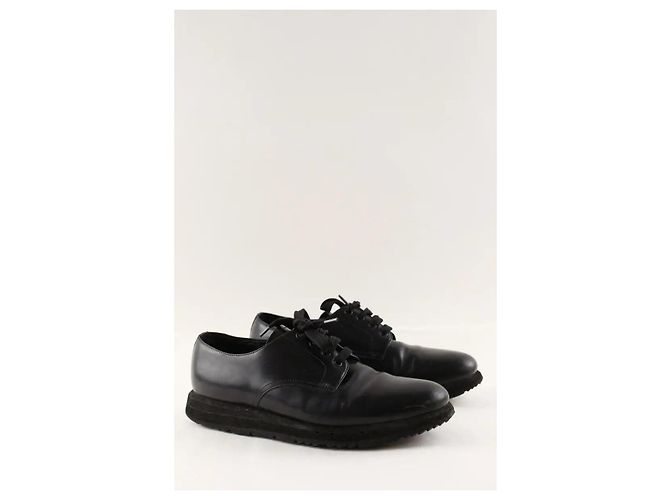 Prada Schwarze Schnürschuhe - Ansicht 3