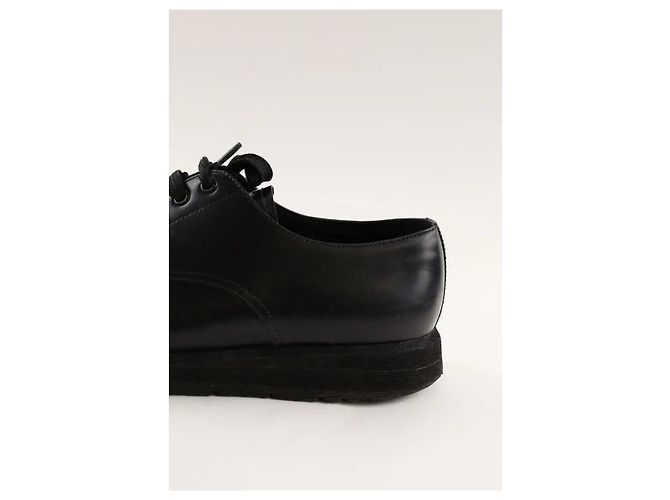 Prada Schwarze Schnürschuhe - Ansicht 4