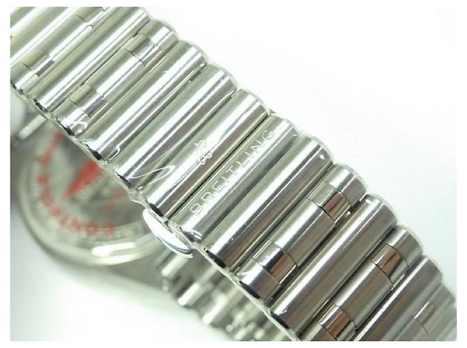 BREITLING Chrono Mat Automatic 36 Quadrante blu ghiaccio G10380591C1G1 Uomo Argento - vista 10