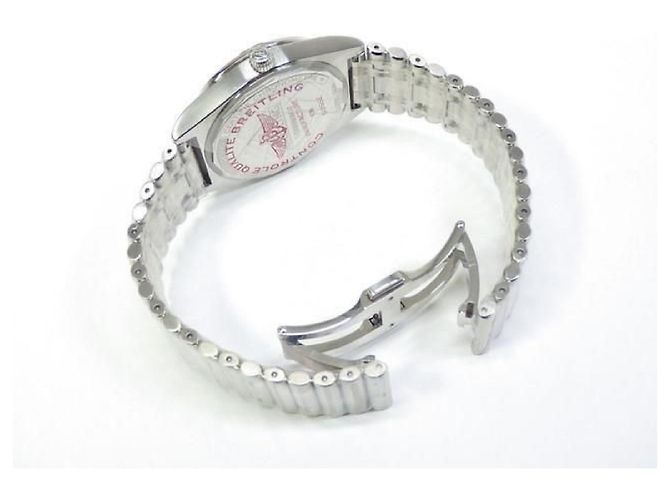 BREITLING Chrono Mat Automatic 36 Quadrante blu ghiaccio G10380591C1G1 Uomo Argento - vista 12