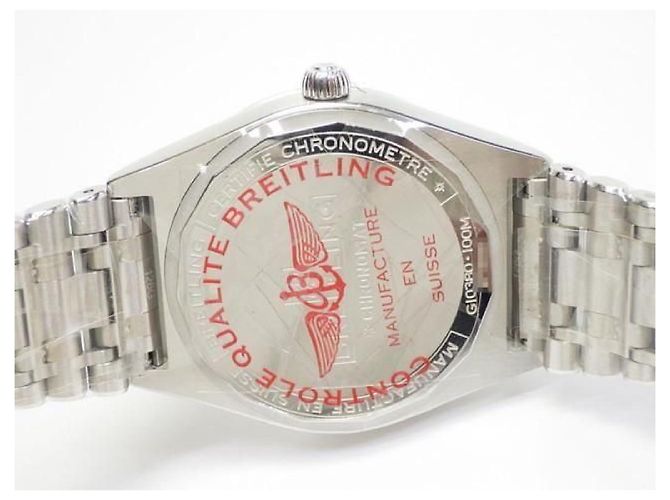 BREITLING Chrono Mat Automatic 36 Quadrante blu ghiaccio G10380591C1G1 Uomo Argento - vista 5